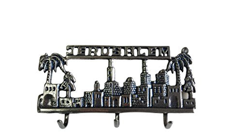 iCloud Goods Key Holder for Wall with 3 Key Holders with Jerusalem Title