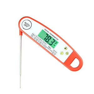 ETHMEAS Meat Thermometer, Digital Cooking Meat Thermometer Instant Read Food Thermometer for Kitchen BBQ Grill Candy Smoker and Milk with Waterproof Backlight LCD Display