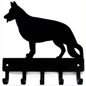 German Shepherd #1 Key Rack & Dog Leash Hanger - Small 6 inch
