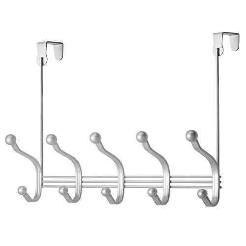Buy now vibrynt decorative over door hook metal storage organizer rack for coats hoodies hats scarves purses leashes bath towels robes men and women clothing