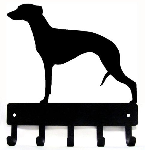 Whippet Key Rack & Dog Leash Hanger - Small 6 inch