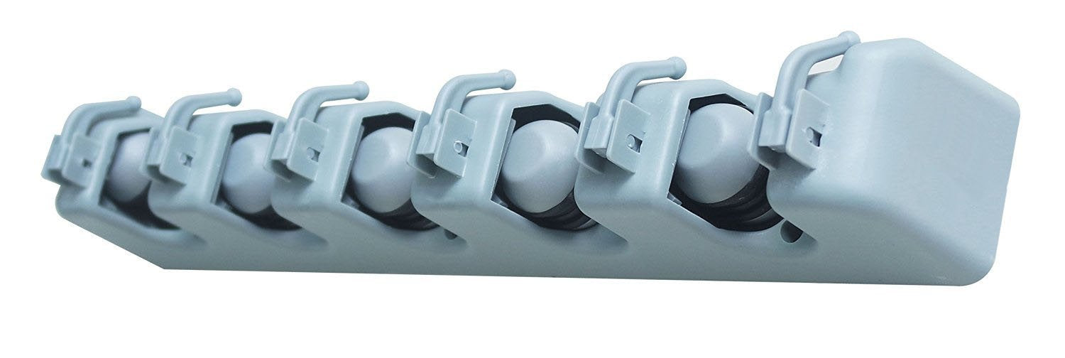 This Good Rate Mop and Broom Holder, Wall Mounted Garden Tool Storage Tool Rack Storage & Organization for Your Home, Closet, Garage and Shed (5Hole 6hanging)