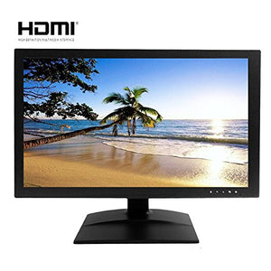 101AV Security 18.5 HD LCD Security Monitor HDMI VGA & BNC Input Build in Speaker Audio Video Display Computer PC monitor for CCTV DVR Home Office Surveillance Optional Mount