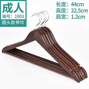 U-emember Clothes Rack Adult Clothing Children'S Clothing Coat Anti-Slip-Ups Home Coat Hanger Wardrobe Wooden Trouser Press Wholesale Solid Wood, 15,1003- Adult - Complement A Band Camp