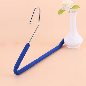 Shop for absolutely perfect open end trouser hangers slack pant hanger with non slip foam coated blue 5 pack