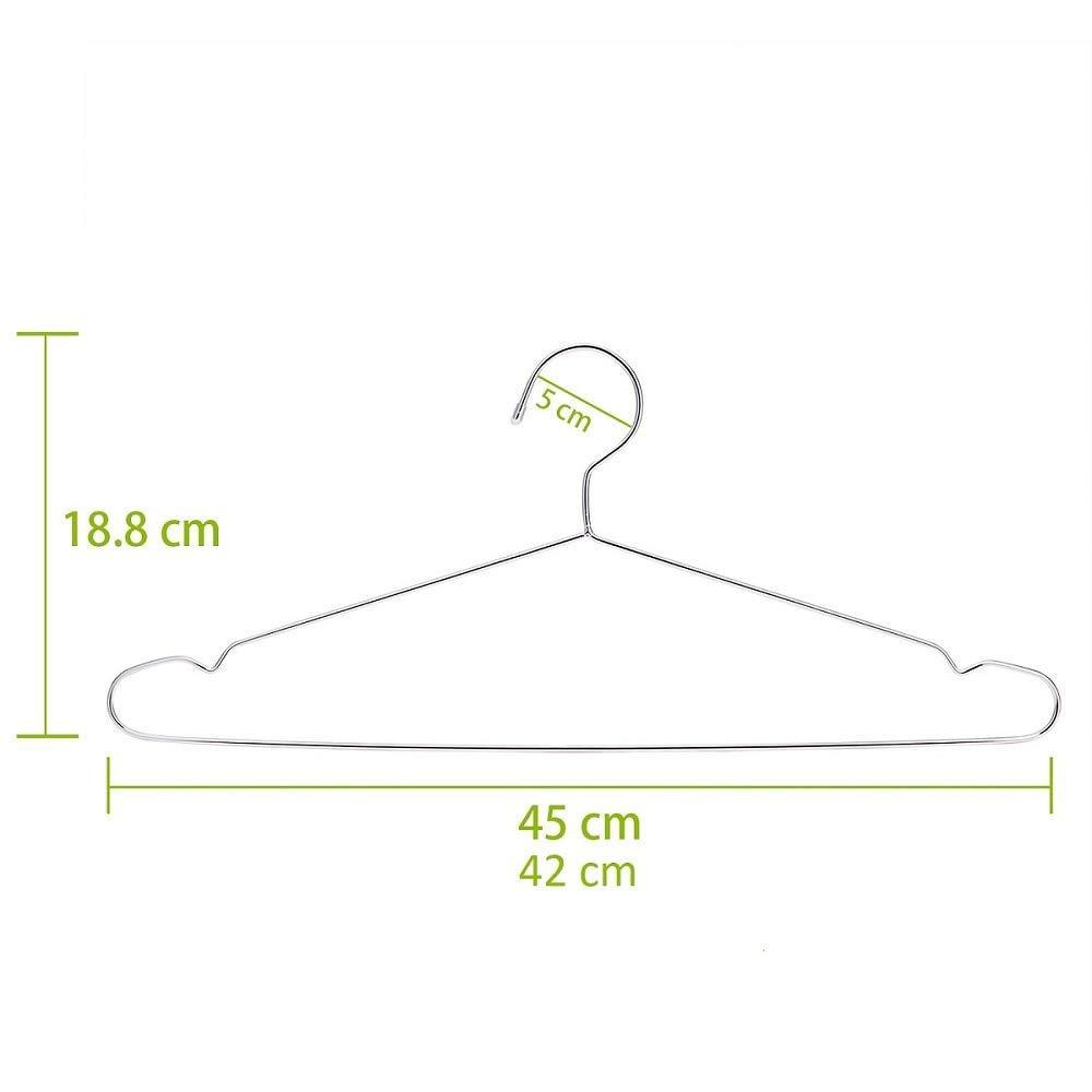 Top rated xyijia hanger super strong stainless steel metal wire hangers clothes hangers coat hanger suit hanger 30pcs lot