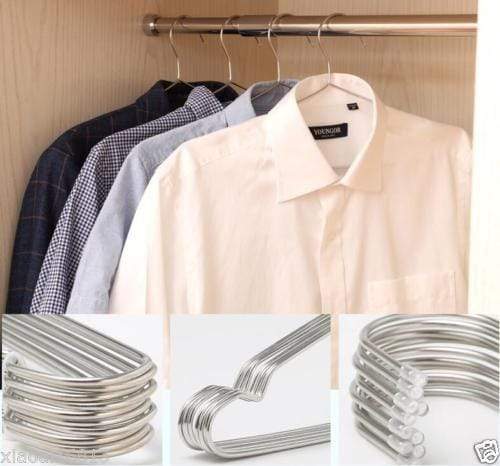 Products vipasnam 4pcs 17 7 large heavy duty solid stainless steel clothes coat hangers