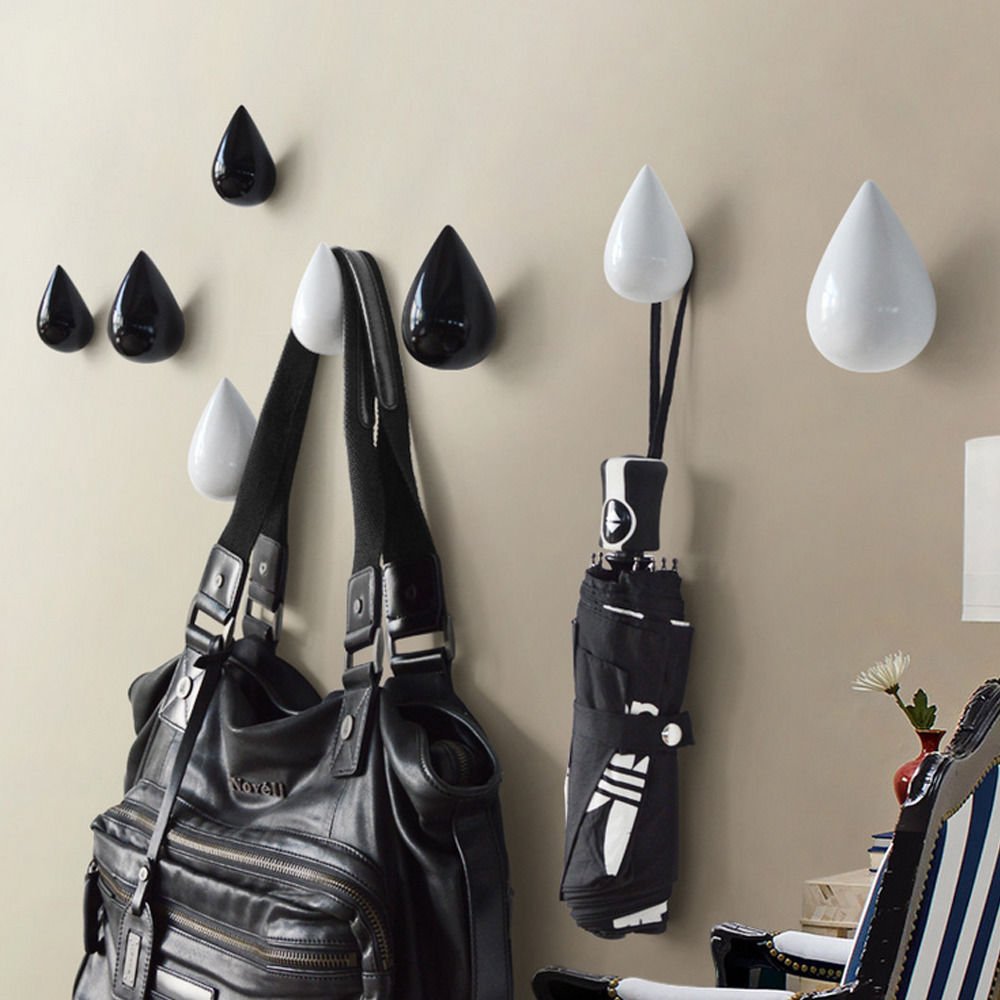 E Support&Trade; Hot Simple Modern Decor Creative Coat Hanger Hooks Dressing Room Wall Decoration
