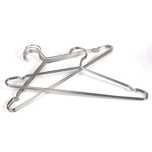 Featured amazcafe 10 pcs 16 5 heavy duty stainless steel clothing clothes coat suit hangers