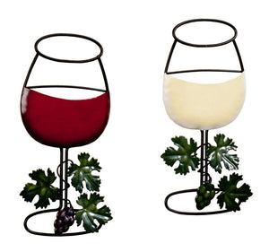 Wine Glass Wall Hanging Set of 2