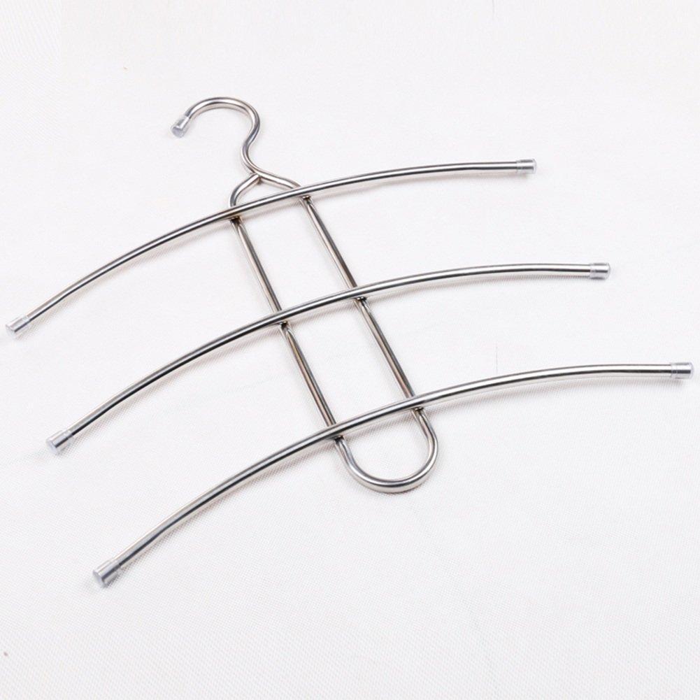 Best liangjun stainless steel coats hangers pants skirts multifunctional drying rack 37 5x36cm size quantity 12