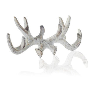 Cast Iron Deer Antlers Decorative Wall Hooks
