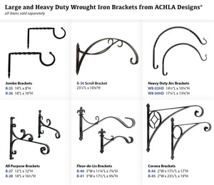 Achla Designs Jumbo Bracket Wall Hook, Large (B-26)