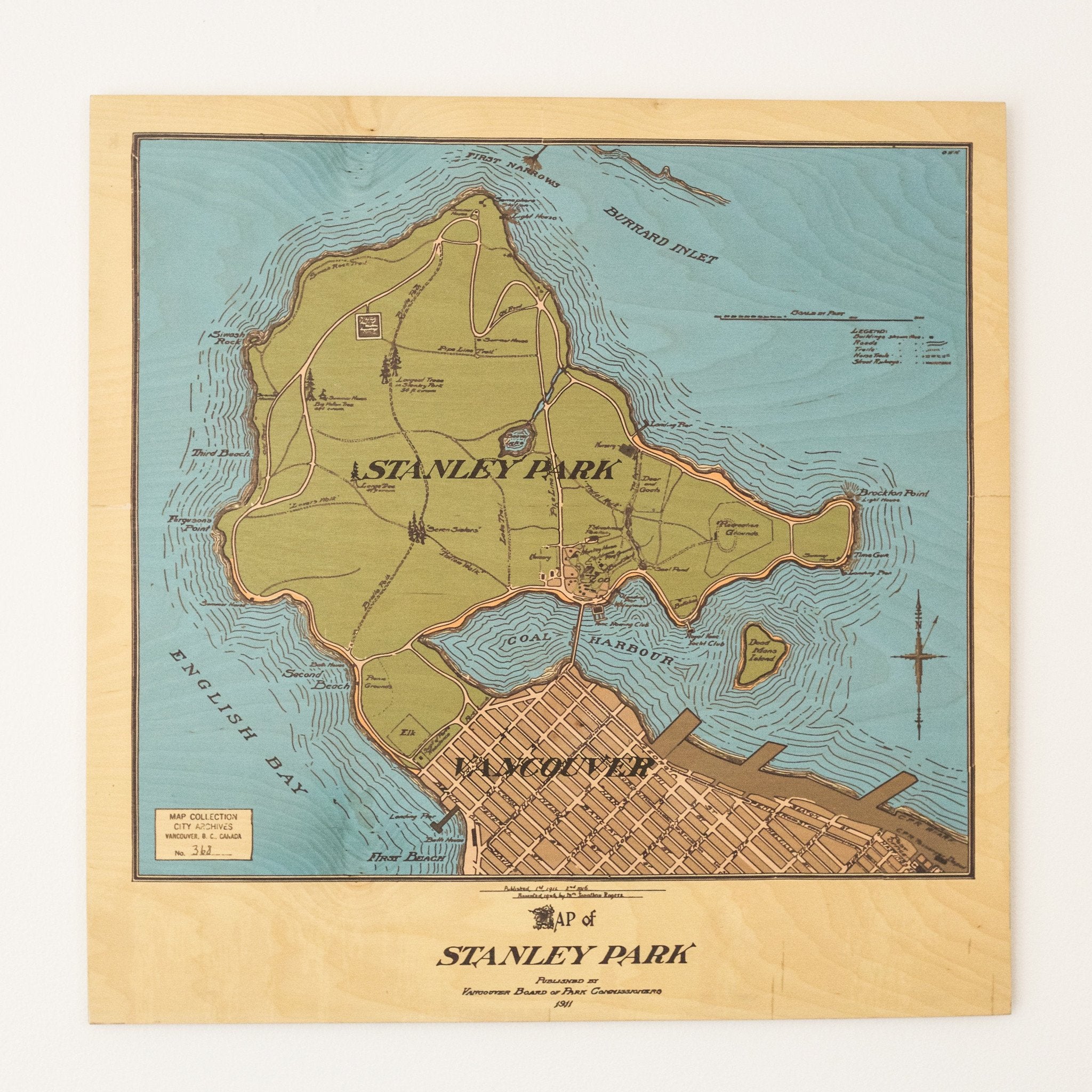 Clearance: Stanley Park Colour Map