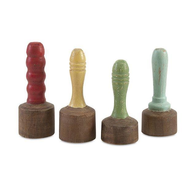 Barnes Rolling Pill Wall Hooks - Set of 4