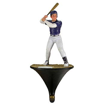 Baseball Player Wall Hook