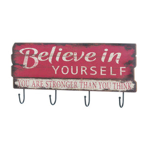 Believe In Yourself Wall Hook - Home Decor US