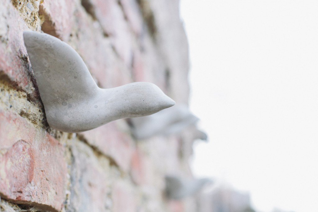 Ausflug - Concrete Bird Wall Hooks