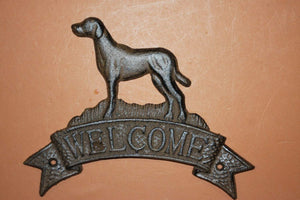 Labrador Retriever Welcome Sign, Free Shipping,Labrador Retriever Welcome Plaque,Labrador Retriever Front Door Decor,Cast Iron,W-33