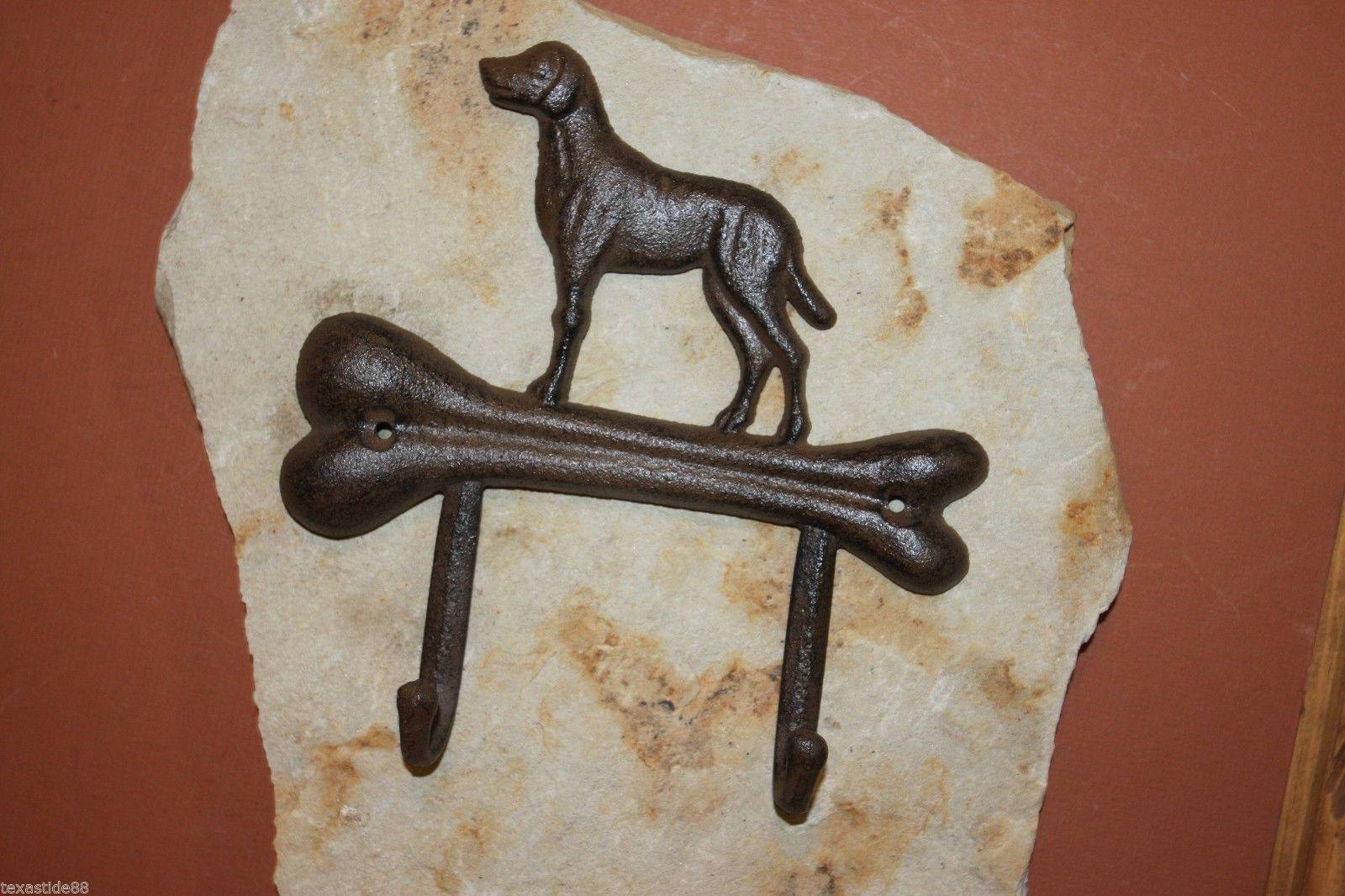 Retriever Leash Hook, Labrador Leash Hook, Duck Hunter Dog Leash Hook, Retriever Dog Decor, Solid Cast Iron,7 inches,Free Ship,W-32