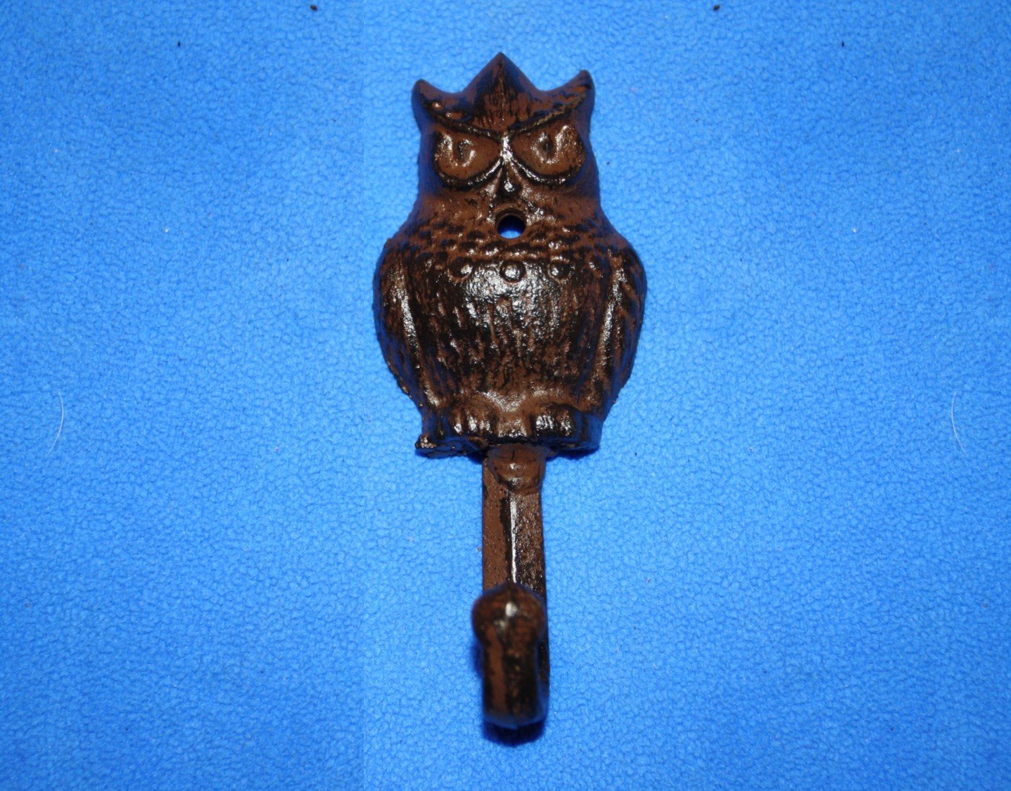 DIY Hall Tree Hooks Owl Design Wall Hooks, Cast Iron, 5&quot; tall, Volume Priced, H-43