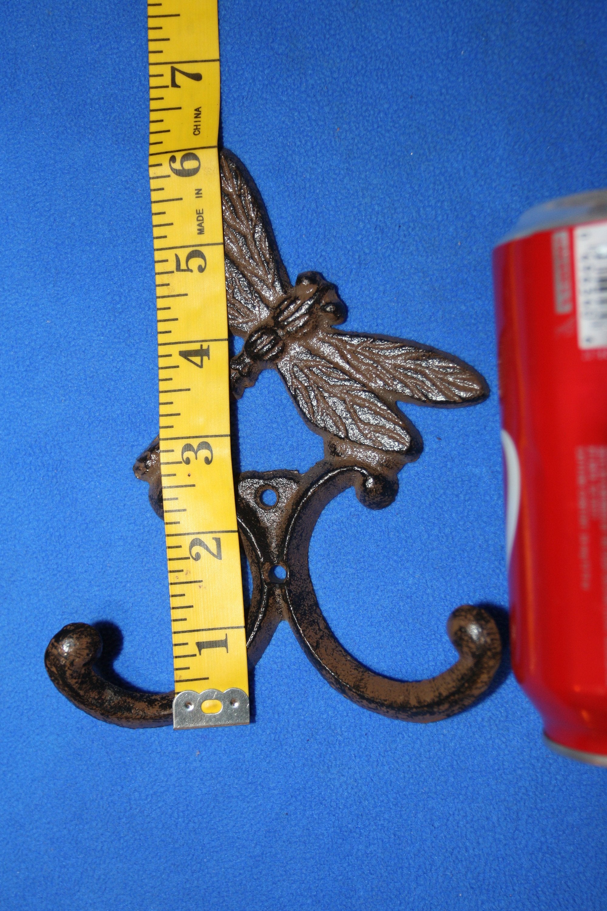 Dragonfly Gift for Mom Dragonfly Wall Hooks Cast Iron 6 inch Volume Priced H-59