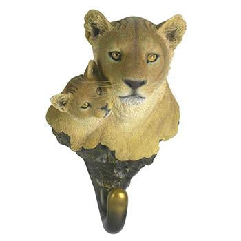 Lioness & Cub Wall Hook
