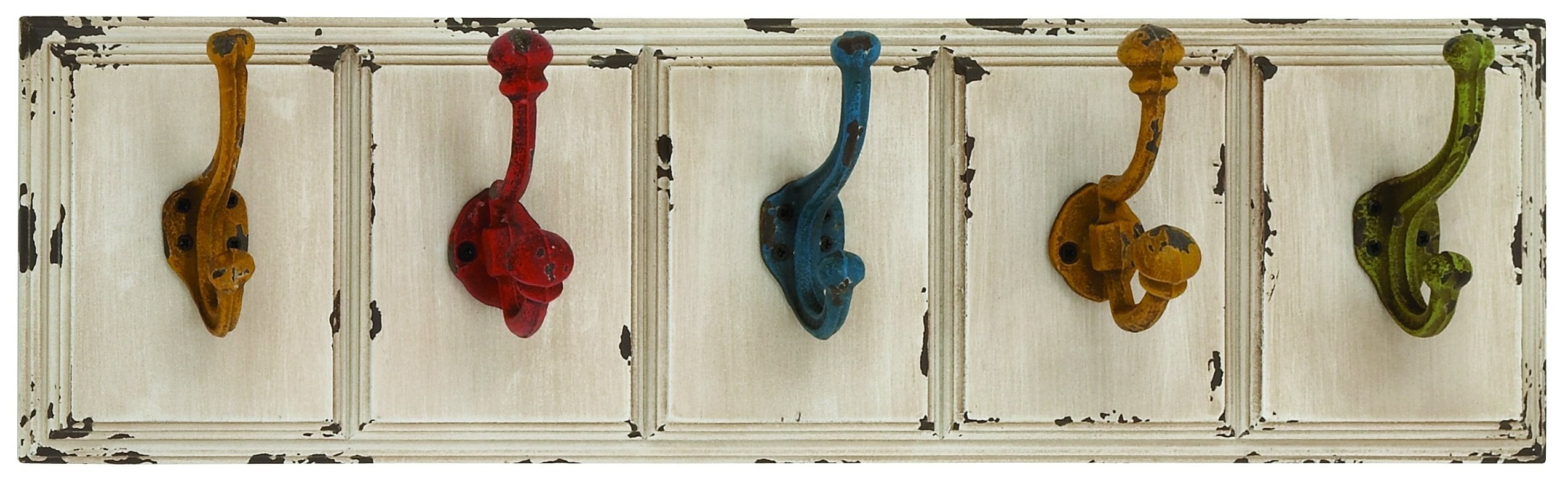 Beautiful Country Inspired Wood Metal Wall Hooks